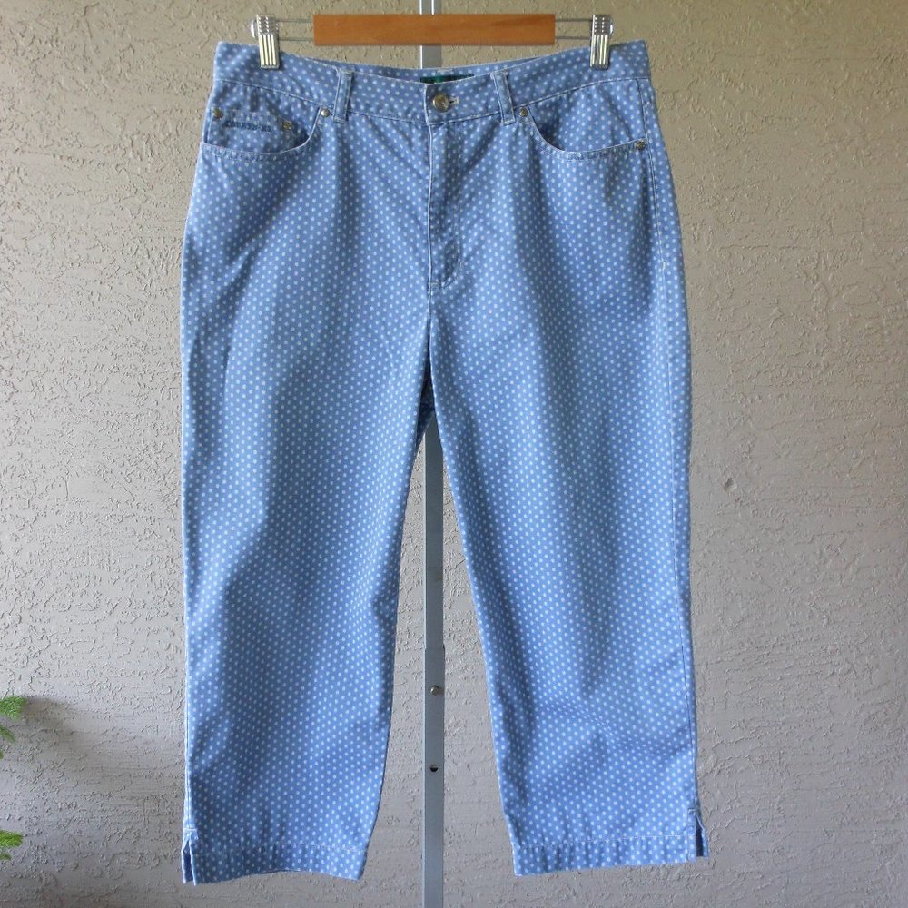 LAUREN RL Vintage Denim Capris